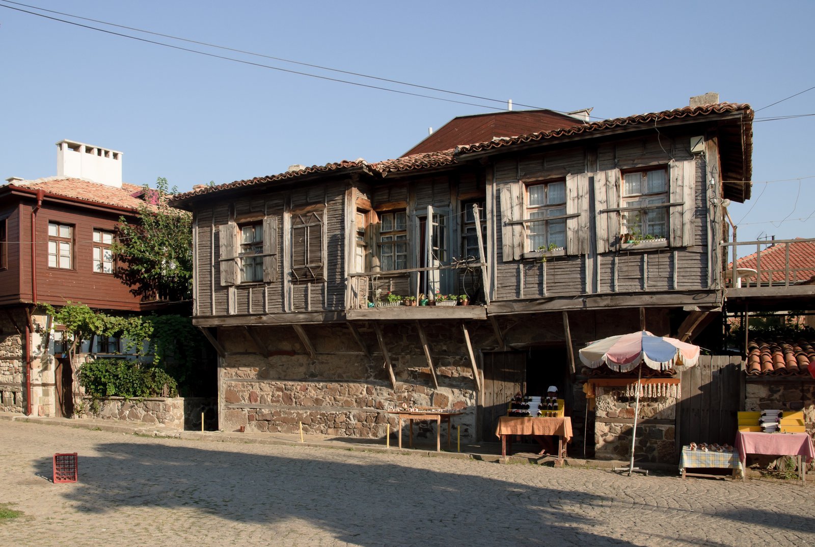Seaside cliff architecture in ancient Sozopol